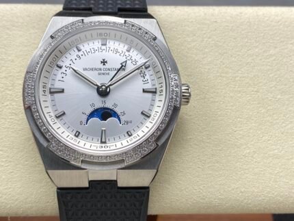 White crystal Vacheron Constantin Overseas Series